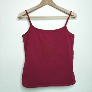 J. Jill‎ Shelf Bra Cami Tank Top Adjustable Strap Women's Large